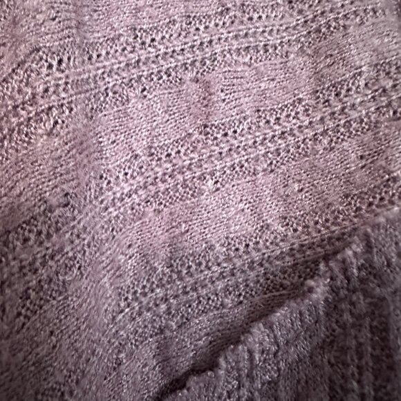 Maurices Ribbed Knit Open Front Cardigan With Pockets & Button-Back Detail - Mau - Picture 4 of 11